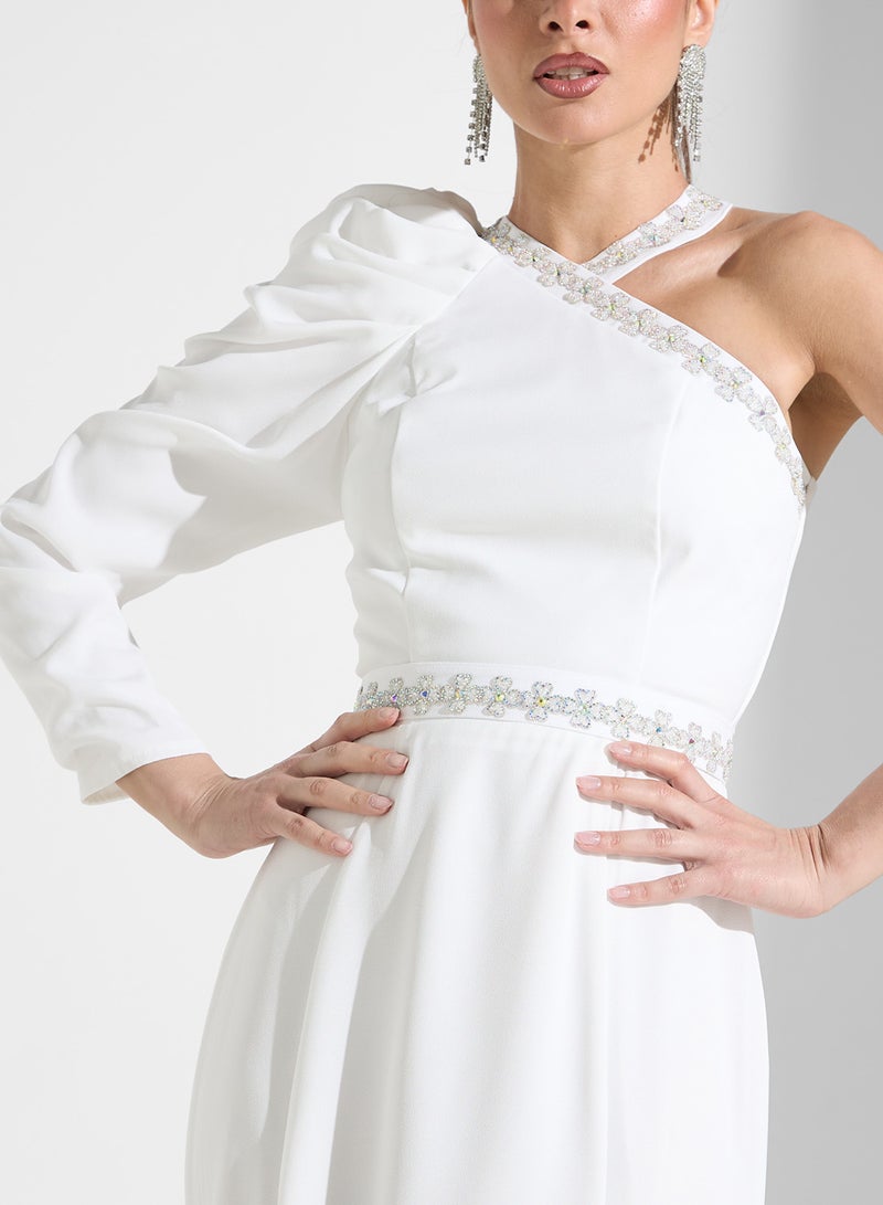 ايرا فستان سهرة بكتف واحد - Image 3