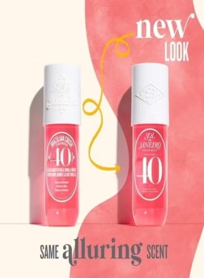 SOL DE JANEIRO Brazilian Crush Cheirosa ’40 Bom Dia Hair & Body Fragrance Mist – Warm Floral & Woody Scent – 90ml - Image 3