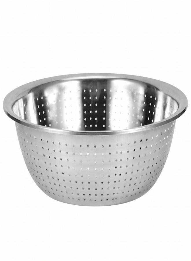 EVK® 3 in 1 Multipurpose Strainer Drainer Cutter Colander | Stainless Steel Cheese Grater & Salad Maker | Kitchen Drain Basket Set for Washing Fruits and Vegetables | 1 Piece - Image 5