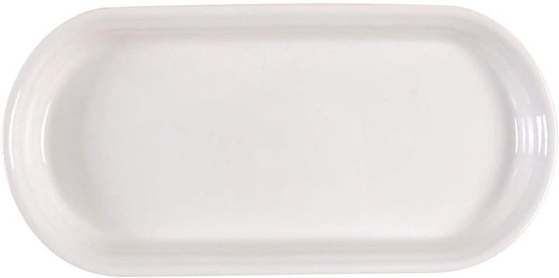 Homer Laughlin Fiesta 12Inch by 534Inch Bread Tray White - Image 1