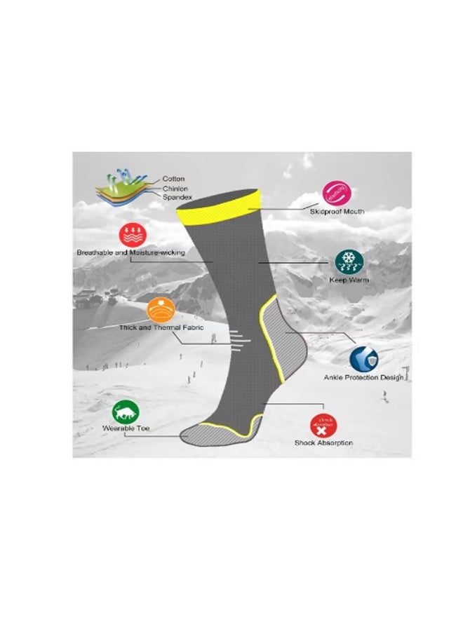 3 أزواج من الجوارب الحرارية الشتوية XL - Image 4