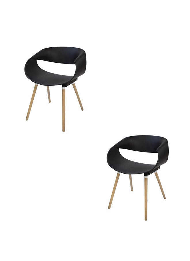 JILPHAR FURNITURE Jilphar Furniture Polypropylene Dining Chair Set of 2pcs 