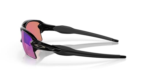Oakley Men's OO9188 Flak 2.0 XL Rectangular Sunglasses, Polished Black/Prizm Golf, 59 mm - Image 2