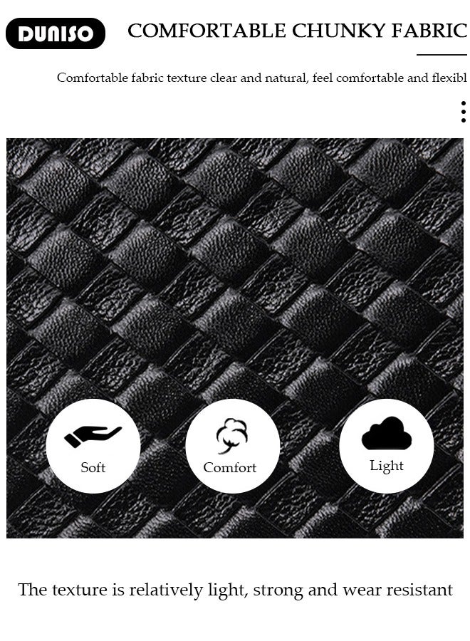 DUNISO مجموعة حقائب كتف نسائية 3 قطع، حقيبة كتف كبيرة السعة مع حزام كتف قابل للتعديل، حقيبة يد عصرية ومجموعة حقائب كلاتش للنساء/السيدات لمكتب السفر اليومي - Image 5