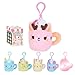 Cuddle Barn PlushGoals Cuteas Blind Box Series 1 Single Box Cute Kawaii Stuffed Animal Cafe Collectible Plush Keychain Clip On Bag Charm 3 inches - Image 3
