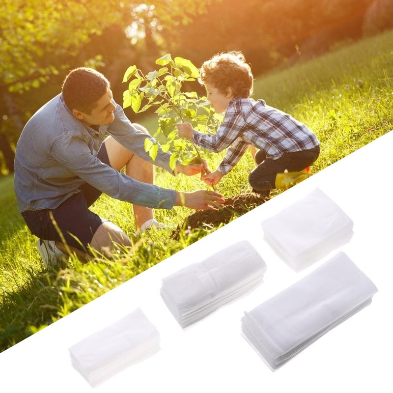 Biodegradable Fabric Plant Growing Bags 400 Pcs 4 Sizes Thickened Non Woven Pots For Garden Seedling - Image 5