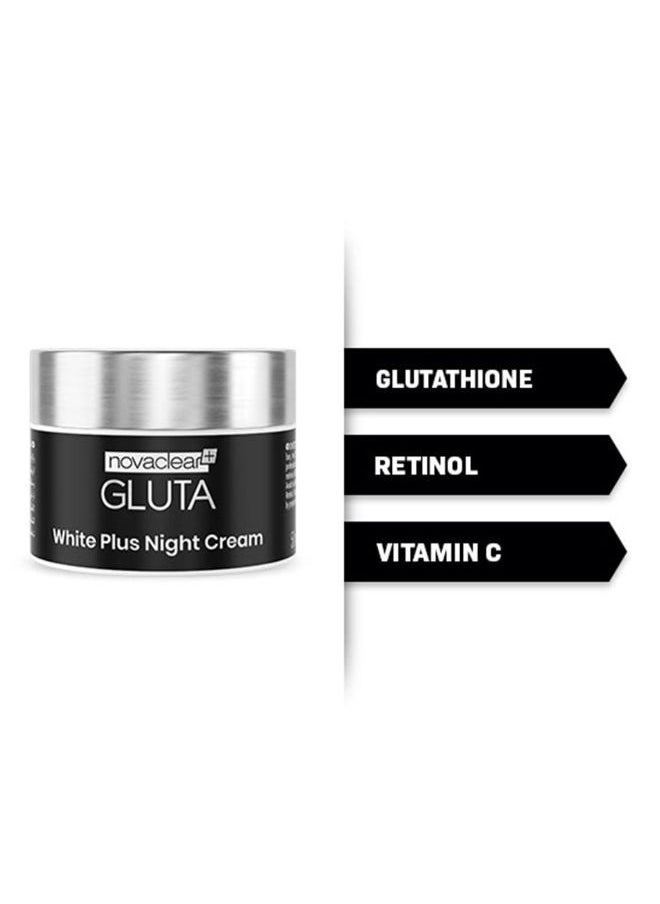 novaclear - Gluta White Plus Facial Night Cream For pigmentation and dark spots - Image 1
