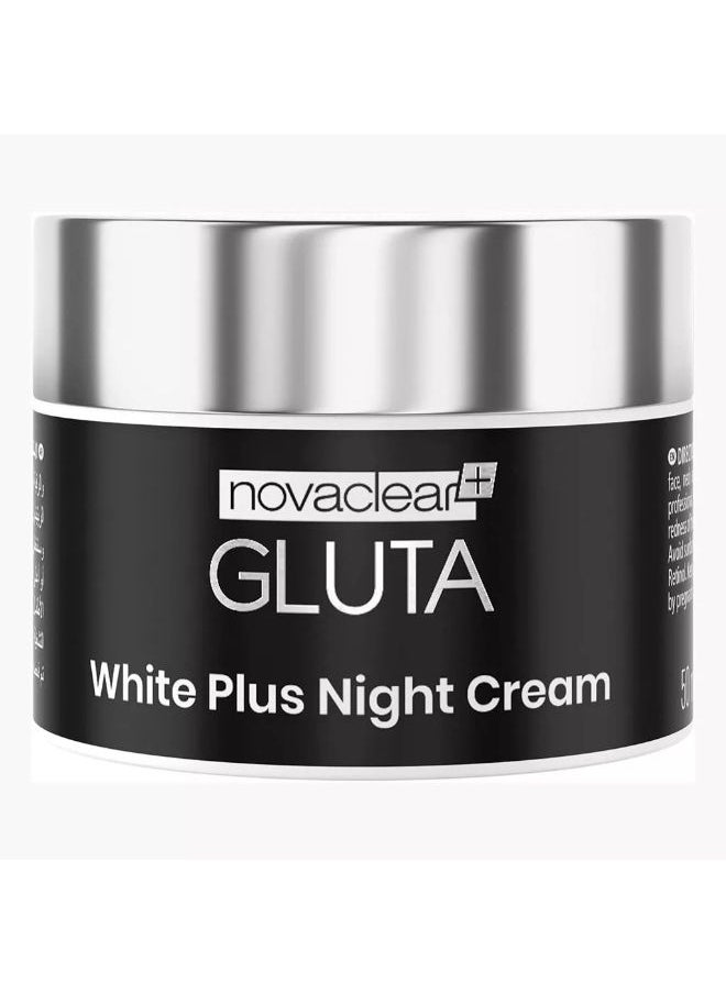 novaclear - Gluta White Plus Facial Night Cream For pigmentation and dark spots - Image 1