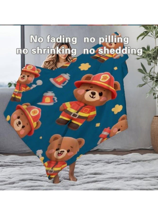 عام بطانية رقيقة من الفانيلا الكرتونية للأطفال والرضع (دافئة ومريحة، ومناسبة للنوم والألعاب) 70 سم * 100 سم - Image 3