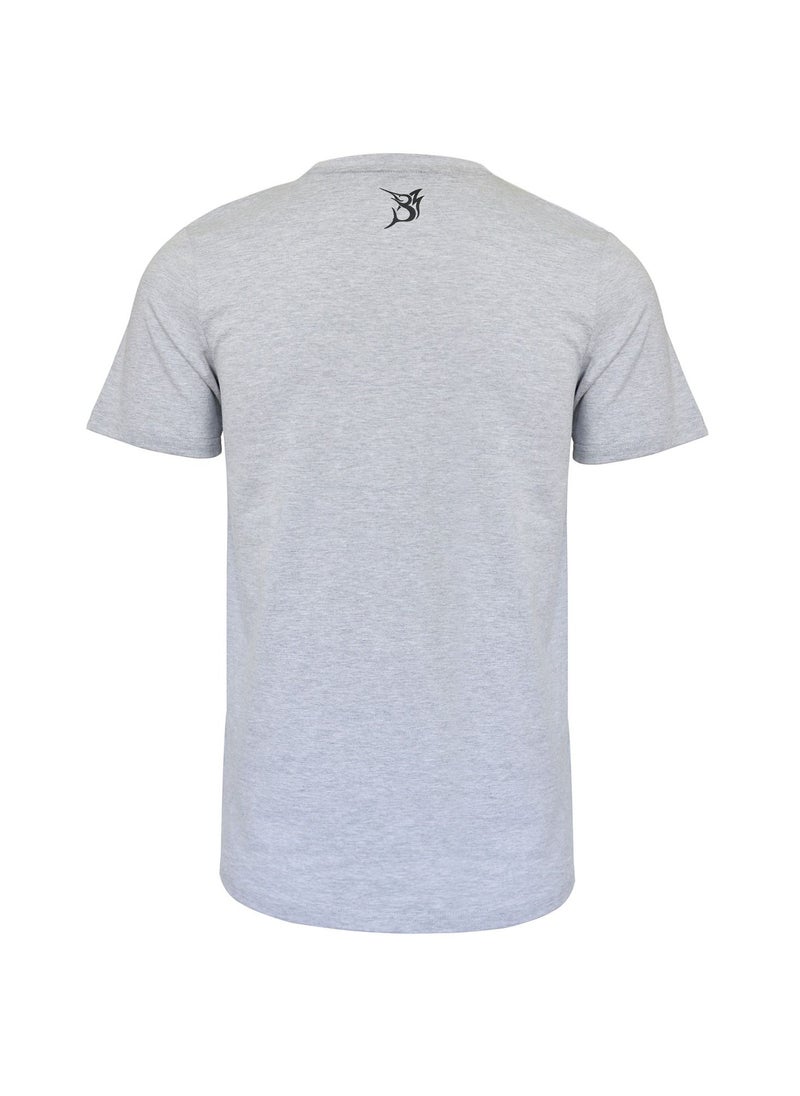 BOB MARLIN Marlin Premium Tshirt One Love For Fishing Vintage Grey  - Image 2