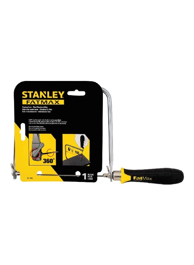 Stanley Premium Quality Throat Copying Saw Silver and Black 15 cm 0-15-106  - Image 3