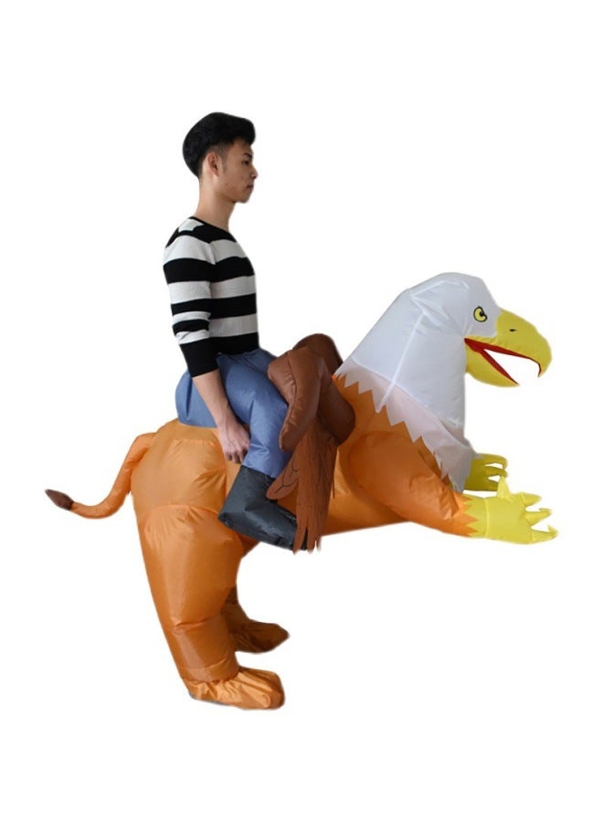 Loquat Annual Meeting Animal Doll Costume Party Atmosphere Performance Costume Funny Props Cos Eagle Inflatable Suit-Color:Eagle 150-190cm Can Be Worn_one Size Fits All - Image 5