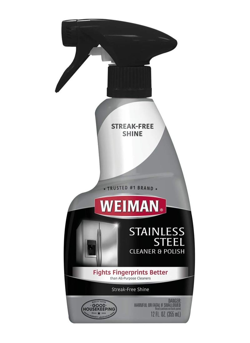 Stainless Steel Cleaner and Polish Trigger Spray - Protects Against Fingerprints and Leaves a Streak-less Shine - 12 Ounce - pzsku/ZC6BCE29482DB3D46277FZ/45/_/1727158605/bce856ba-ca00-4cb2-8e16-659bcf975765