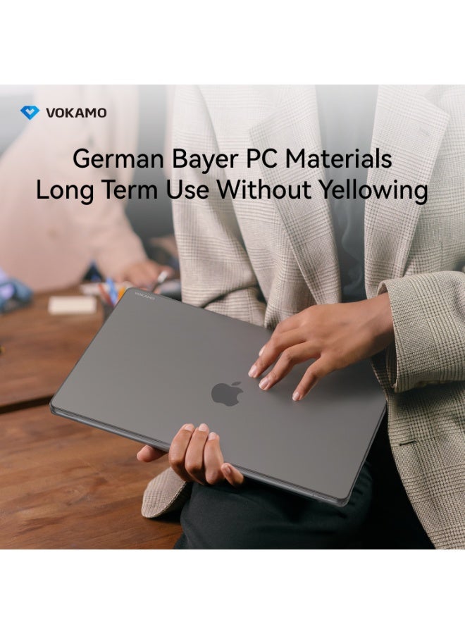 حافظة حماية VOKAMO Frstect لجهاز MacBook Pro 16 (طرازات M1/M2/M3/M4/M5) - لون أسود - Image 2