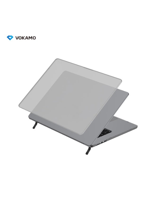 حافظة حماية VOKAMO Frstect لجهاز MacBook Pro 16 (طرازات M1/M2/M3/M4/M5) - لون أسود - Image 3