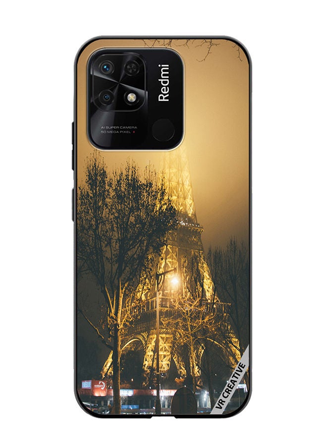 VR CREATIVE Protective Case Cover For Xiaomi Redmi 10C Eiffel Paris Design Multicolour - Image 1