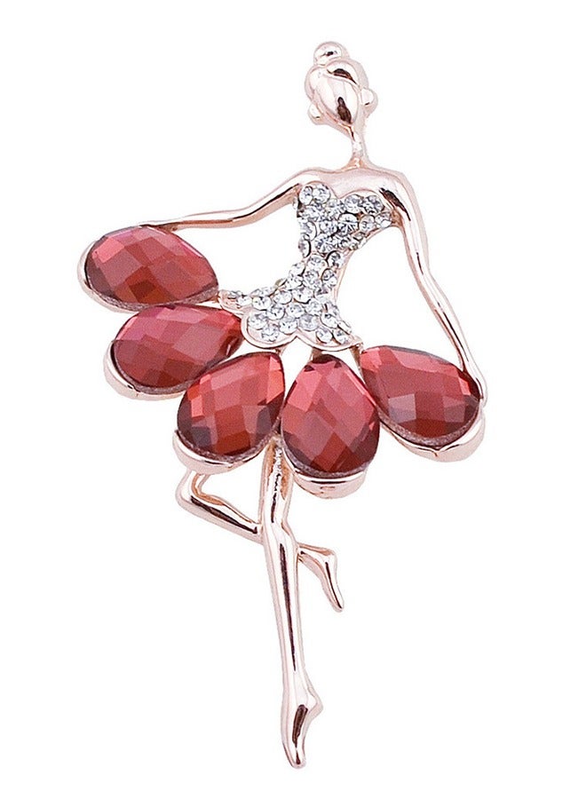 Alloy Stone Studded Brooch - Brooches for Women, Brooch Pins 