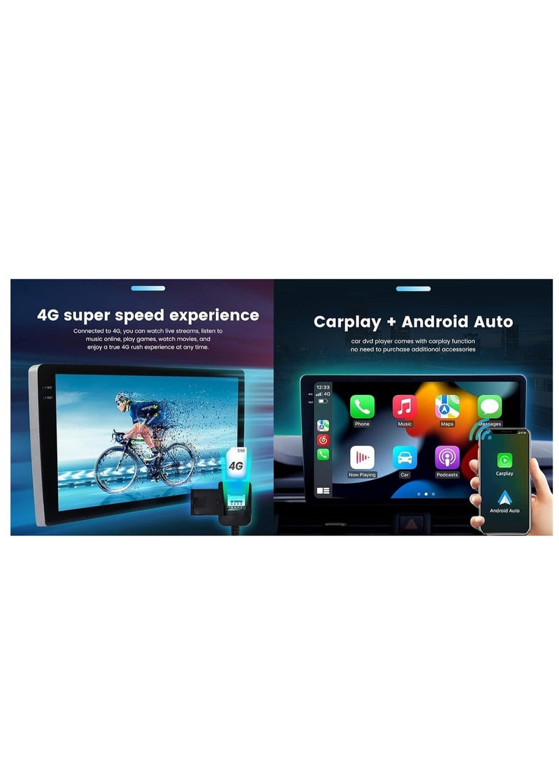 فيريكس شاشة أندرويد لمرسيدس R Class W251 R280 R300 R320 2005-2017 4 جيجابايت من ذاكرة الوصول العشوائي تدعم Apple Carplay Android Auto Wireless QLED تعمل باللمس DSP بلوتوث AHD كاميرا متضمنة دعم بطاقة SIM  - Image 3