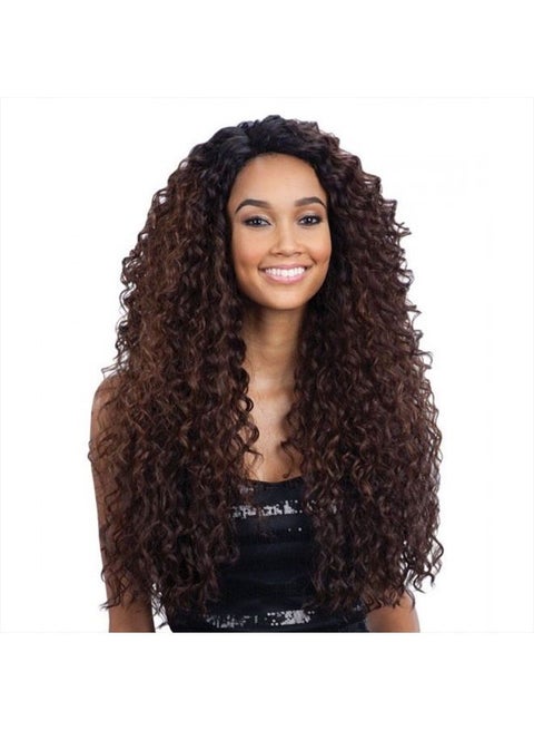 Lace Deep Invisible"L" Part Lace Front Wig - KITRON (1B Off Black)