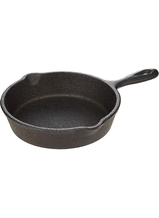 RAJ RAJ ROUND SIZZLER TRAY SINGLE HANDLE, 10 CM , BLACK, COST07 , 1 PC  - Image 2