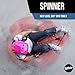 EzyRoller Spinner Ride On Scooter for Kids  Teens Outdoor Ride on Toy with Caster Wheels for Drifting  Tight Turning Up to 150 lbs Ages 4  Up  Red - Image 4