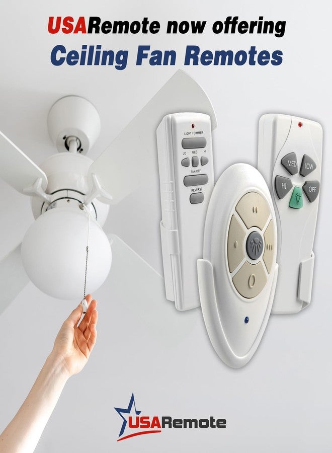USARemote Remote Control Ceiling Fan Kit for Hampton Bay Harbor Breeze, 3-Speed Control, Light Dimmer (Replaces 53T HD5 L3H2010FANHD CHQ7078T UC7078T) - Image 5