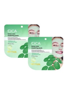 PRETTYSKIN Kin Korean Modeling Mask Pack With Spatula (Pack Of 2) (Cica)  - Image 1