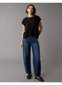 American Eagle Casual Oversized Tie T-Shirt  - Image 1