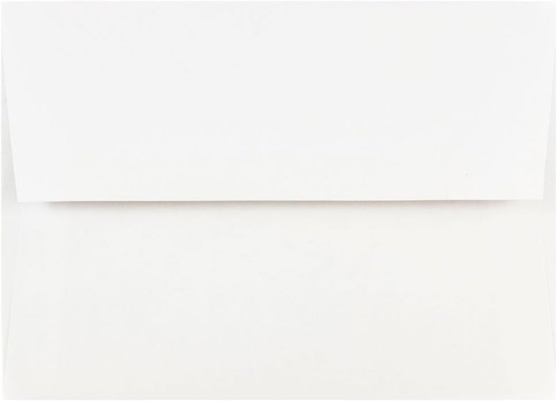 JAM Paper A7 Invitation Envelopes - 5 1/4 x 7 1/4 - White - 50/Pack - Image 1