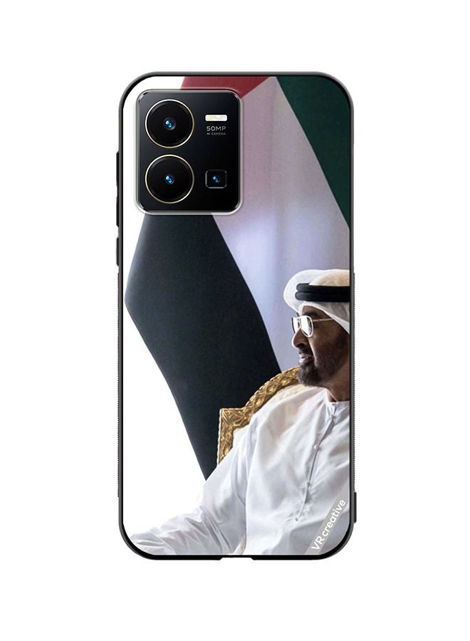 غطاء حماية لهاتف فيفو Y35 بتصميم الشيخ محمد بن زايد آل نهيان متعدد الألوان