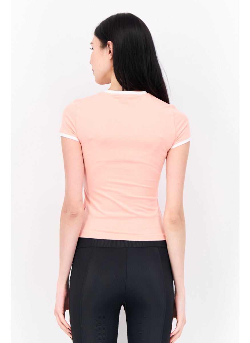 PUMA Women Sportswear Fit Short Sleeves Training T-Shirt, Pink  - Image 3