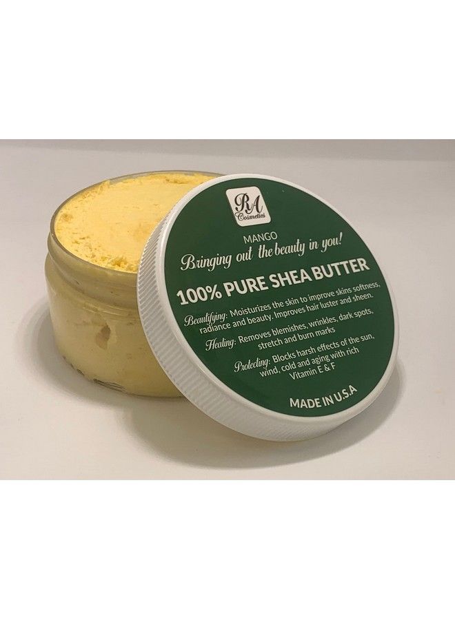 RA COSMETICS 100% African Shea Butter Whipped Mango 6Oz - Image 3