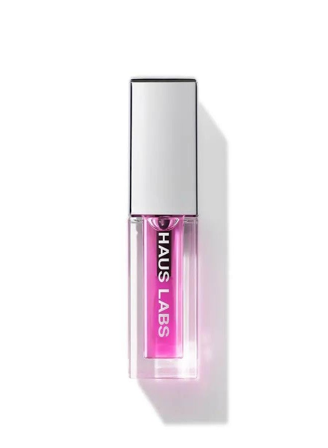 هاوس لابوراتوريز HAUS LABS BY LADY GAGA Mini PhD Hybrid Lip Oil - Tint (Sheer Pink) & ENTEL Aloe vera Sheet Masque (هدية إضافية) - Image 1