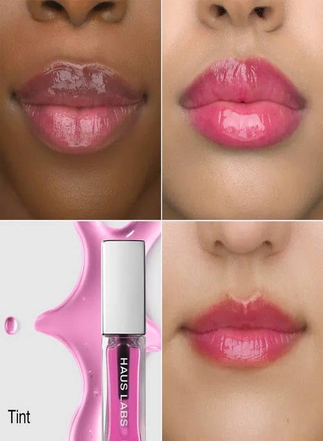 هاوس لابوراتوريز HAUS LABS BY LADY GAGA Mini PhD Hybrid Lip Oil - Tint (Sheer Pink) & ENTEL Aloe vera Sheet Masque (هدية إضافية) - Image 2