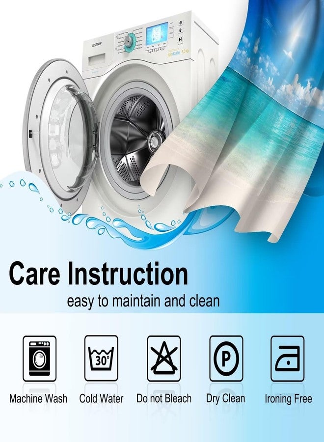 ستائر جيكينو بوهو الزهرية المعتمة، ديكور بوهيمي بطبعة زهور استوائية، ستائر نوافذ بحلقات معدنية بنمط الرسم المائي لغرفة النوم وغرفة المعيشة، عرض 42 بوصة وطول 54 بوصة، لوحتان - Image 4