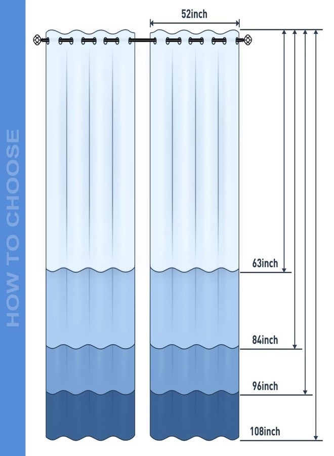 ستائر جيكينو بوهو الزهرية المعتمة، ديكور بوهيمي بطبعة زهور استوائية، ستائر نوافذ بحلقات معدنية بنمط الرسم المائي لغرفة النوم وغرفة المعيشة، عرض 42 بوصة وطول 54 بوصة، لوحتان - Image 5