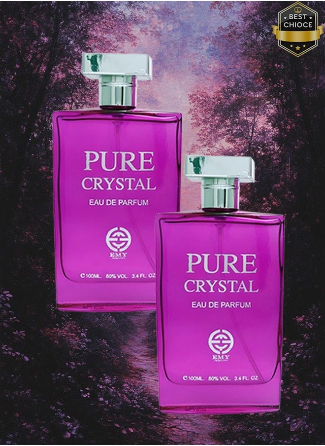 إيمي 2 قطع عطر بيور كريستال 100 مل  - Image 1
