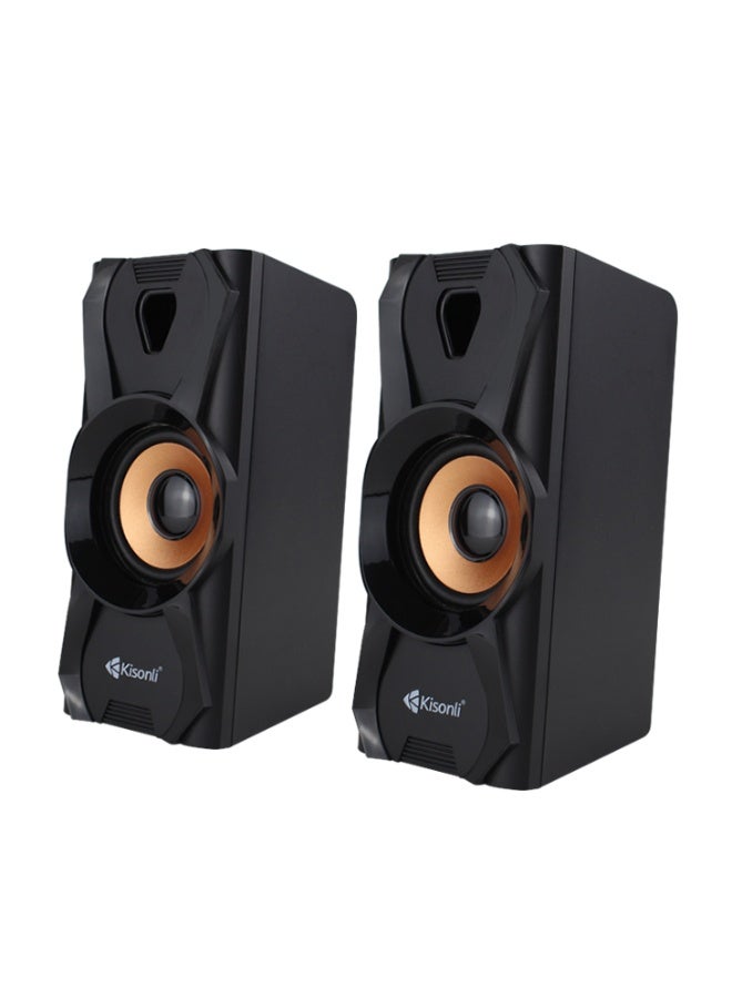 Kisonli U-9003 Computer Speakers Desktop Disco Speakers Sets for Pc - Image 4