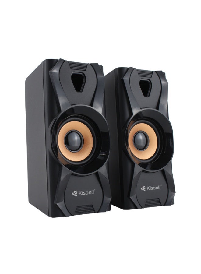 Kisonli U-9003 Computer Speakers Desktop Disco Speakers Sets for Pc - Image 1