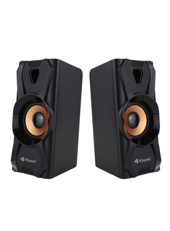 Kisonli U-9003 Computer Speakers Desktop Disco Speakers Sets for Pc - Image 2