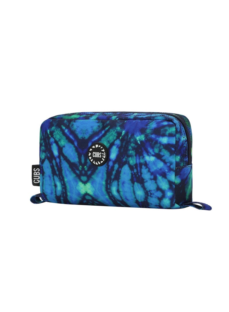 CUBS Tie Dyed Waterproof pencil case pouch with zip closure - Image 2