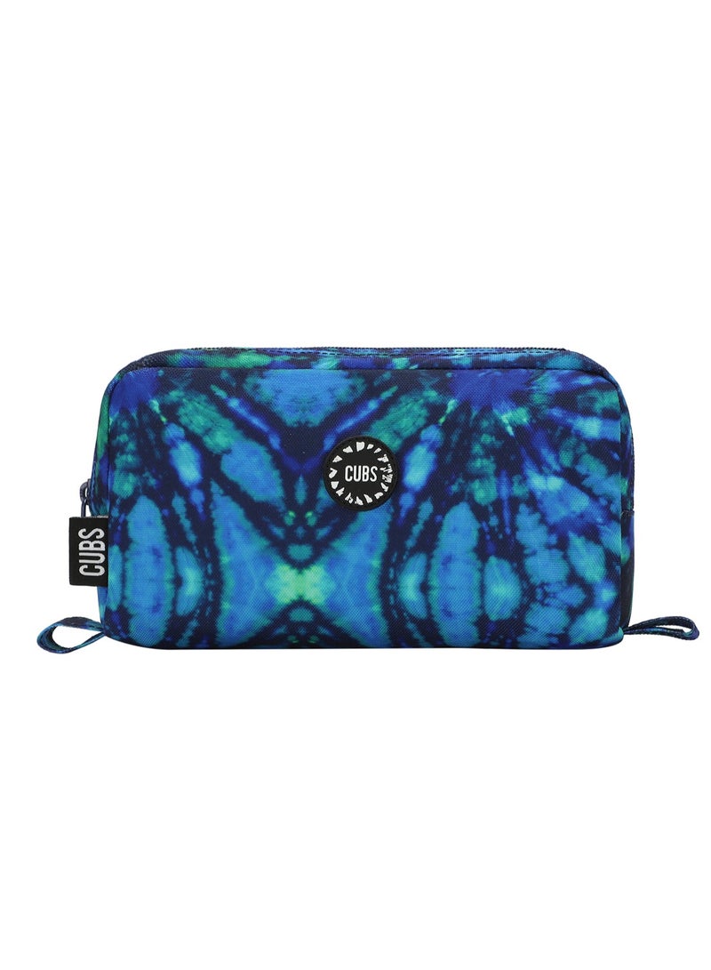 CUBS Tie Dyed Waterproof pencil case pouch with zip closure - Image 1