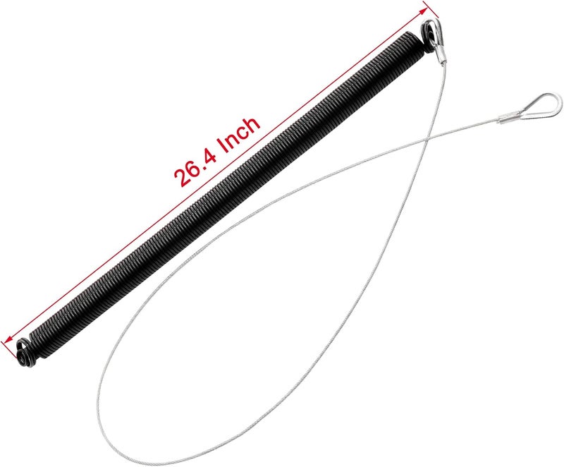 Gledewen Trailer Tailgate Lift Assist Replacement Spring Kit (2PCS) - Compatible with Trailer Ramp Spring, Cable and Chain Assembly - Image 4