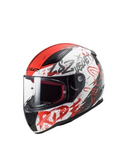 LS2 HELMET FF353 RAPID Full Face Racing Helmet - Size 2XL - Color Naughty Matt White Red - pzsku/ZC6BE6D3F974192664F4BZ/45/_/1726666610/7441e7c6-662f-4334-8a32-14b65093ff6a