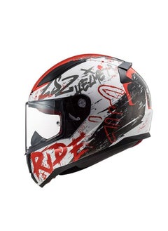 LS2 HELMET FF353 RAPID Full Face Racing Helmet - Size 2XL - Color Naughty Matt White Red - pzsku/ZC6BE6D3F974192664F4BZ/45/_/1726666612/5c2d18fb-e4a9-4ebd-9f2e-a37597ca0b85