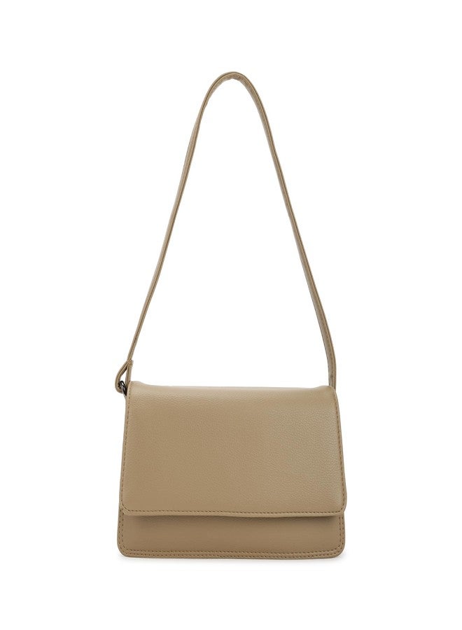 Fastrack Olive Flex Shoulder Bag | Faux-Leather Women’s Bag | Shoulder Bag For Casual Carry - Image 1