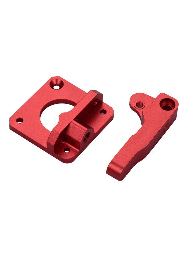 NIBEMINENT Aluminum Alloy Block Right Hand Filament For Creality Ender 3/CR-10/CR-10S/CR-10 S4/CR-10 S5 3D Printer Red  - Image 3