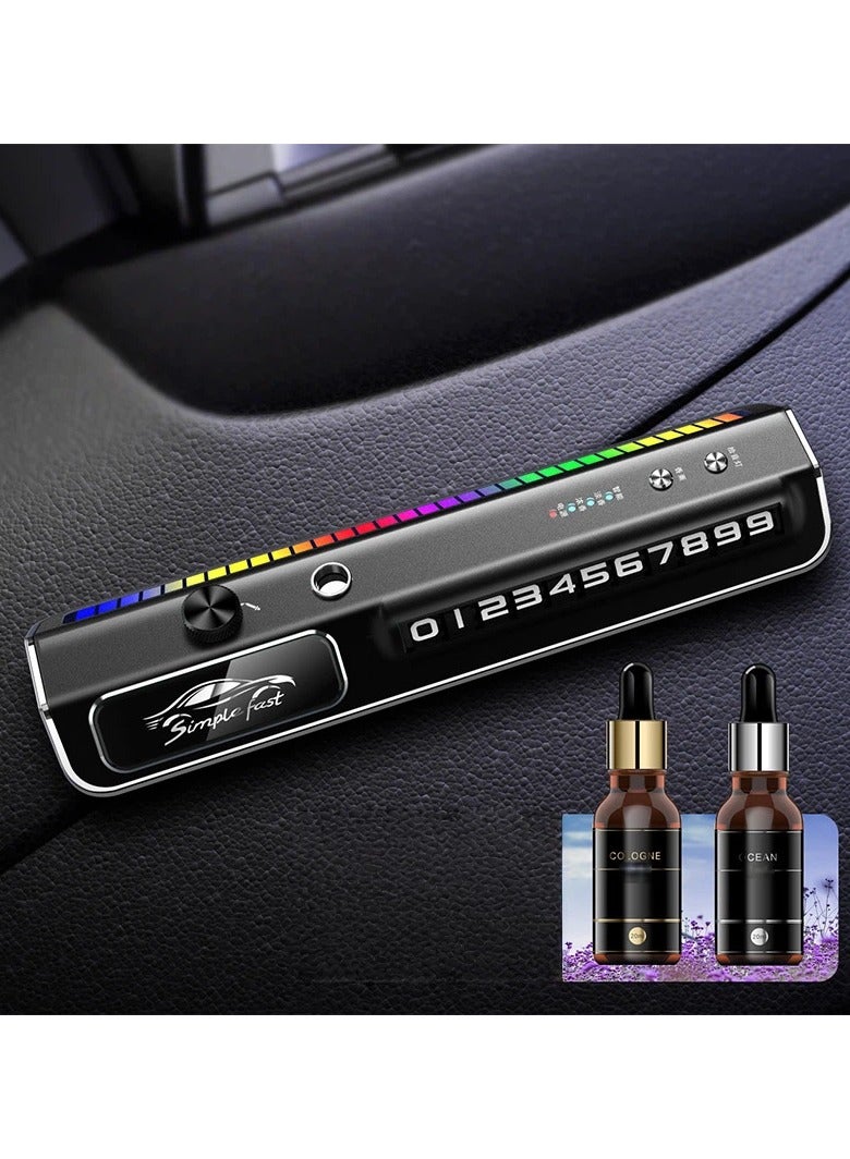 general Creative Parking Sign Aromatherapy Diffuser - Dual-Function Car Accessory Deodorizing & Refreshing Aroma Machine Temporary Parking Permit - Image 1