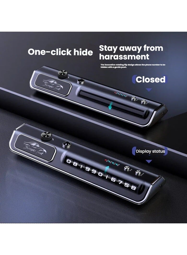 general Creative Parking Sign Aromatherapy Diffuser - Dual-Function Car Accessory Deodorizing & Refreshing Aroma Machine Temporary Parking Permit - Image 2