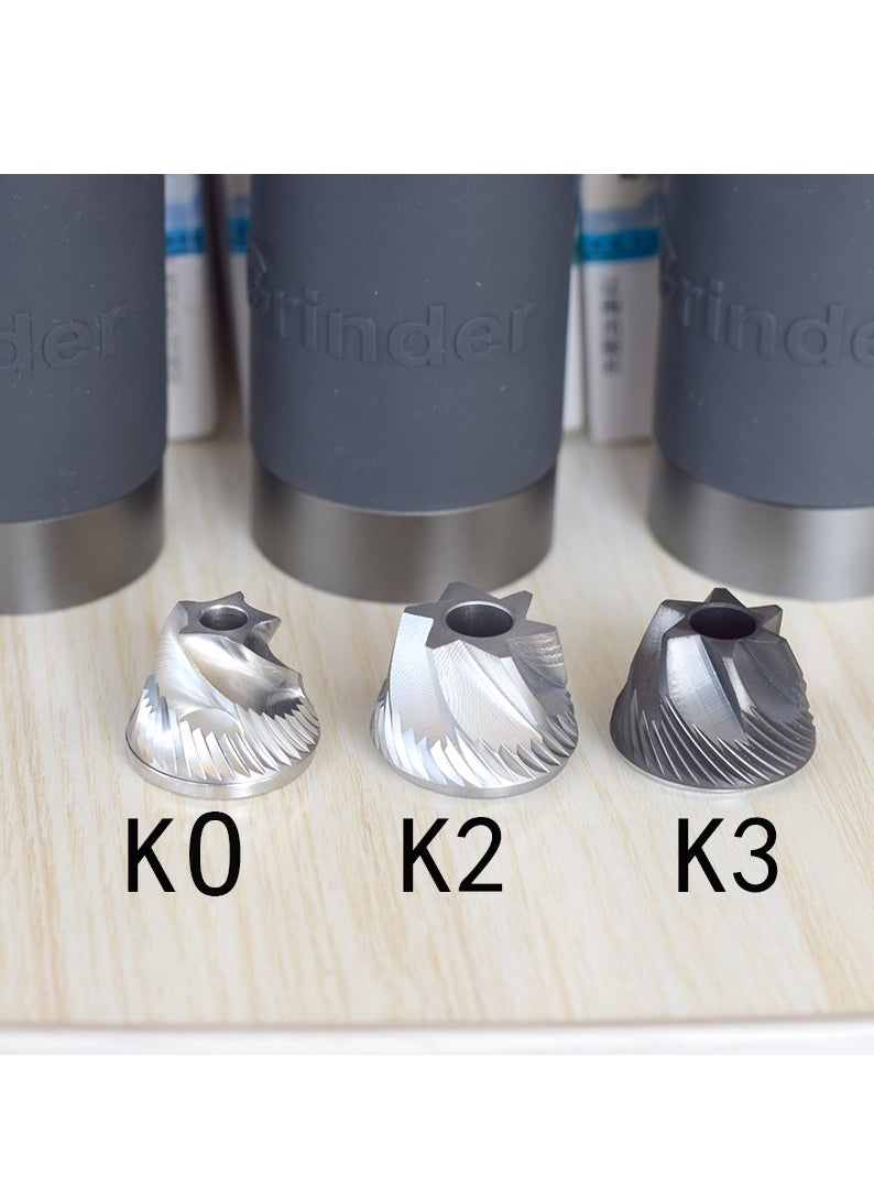 Generic - KINGrinder K2 Manual Hand Coffee Grinder with Bent Handle for French Press, Drip, Espresso with Assembly Consistency Stainless Steel Conical Burr Mill, 25g Capacity - Image 1